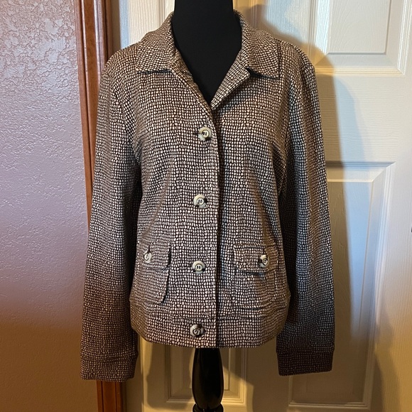 Charter Club Light Brown/Beige Jacket - Picture 1 of 5